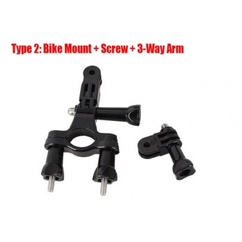 Bicycle Mount Bike Handlebar Seatpost Tripod Holder for Gopro Hero 7/6/5/4/3/3+/2/1 Session SJCAM SJ4000 Xiaomi Yi 4K H9