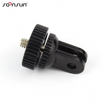SOONSUN Mini Tripod Screw Mount Adapter 1/4 Monopod Accessory for GoPro Hero 7 6 5 4 2018 Session for Xiaomi Yi Accessory