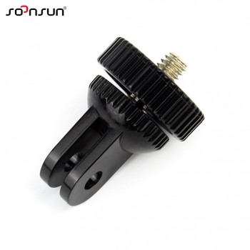 SOONSUN Mini Tripod Screw Mount Adapter 1/4 Monopod Accessory for GoPro Hero 7 6 5 4 2018 Session for Xiaomi Yi Accessory