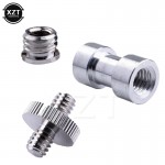 1/4 to 3/8 Inch Screw Adapter Mount Converter for Flash Mount Camera Holder Light Umbrella Tripod Monopod Screw Adaptor