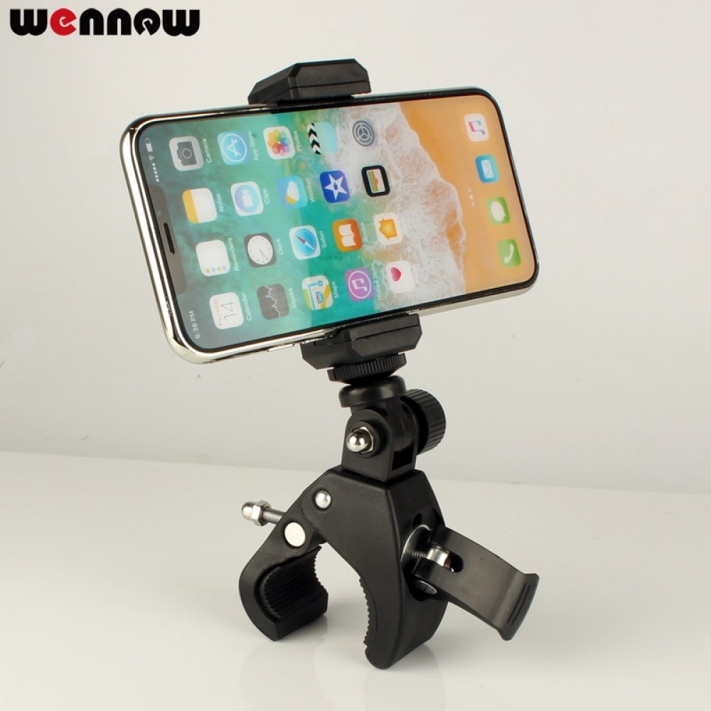wennew table clamp Tripod Clip Phone Holder Mobile Phone Flexible Bed Desk Holder Bracket For Xiaomi iPhone Stand Smartphone