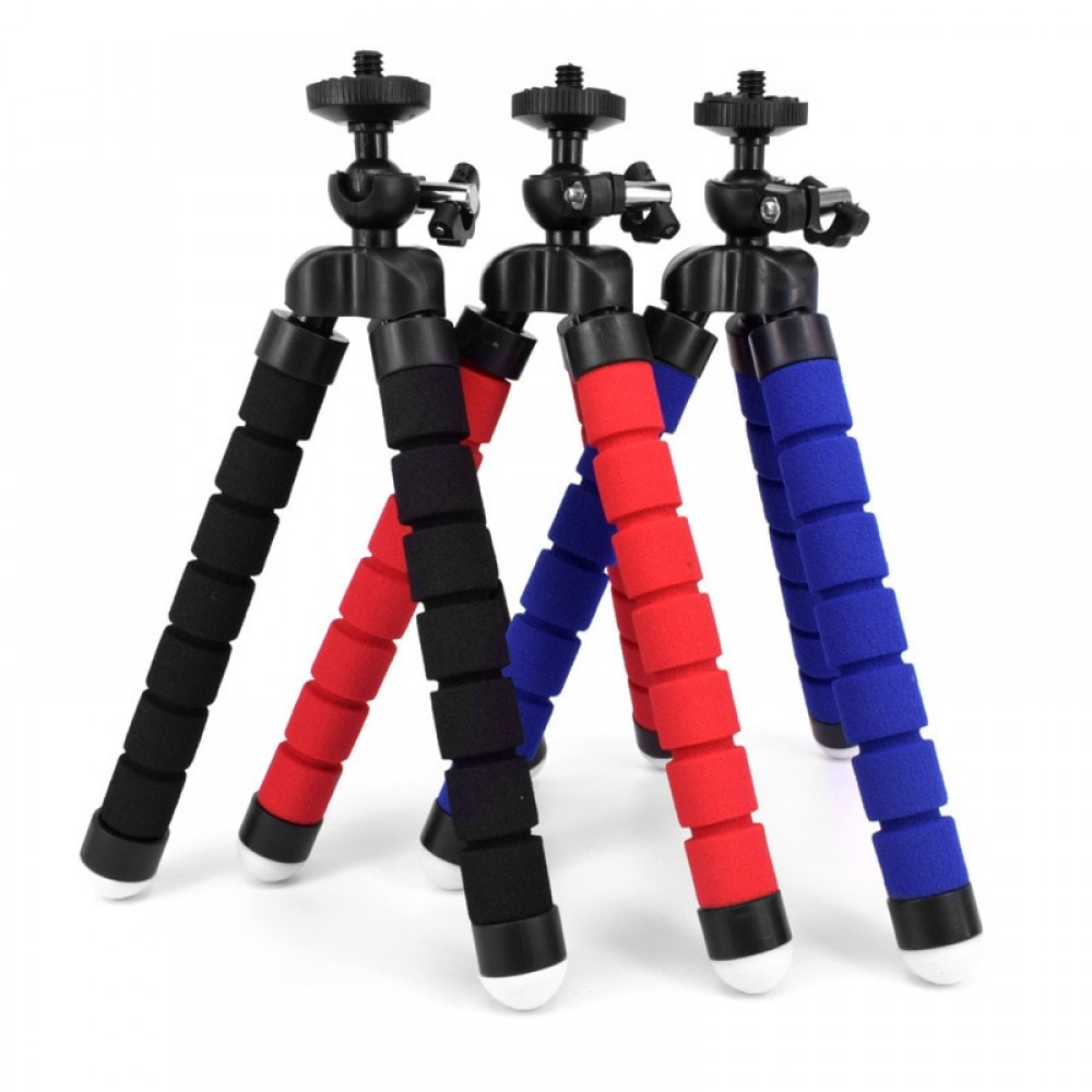 Mini Flexible Sponge Octopus Tripod for iPhone Samsung Xiaomi Huawei Mobile Phone Smartphone Tripod for Go Pro Camera Accessory