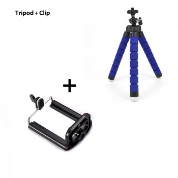 Mini Flexible Sponge Octopus Tripod for iPhone Samsung Xiaomi Huawei Mobile Phone Smartphone Tripod for Go Pro Camera Accessory