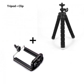Mini Flexible Sponge Octopus Tripod for iPhone Samsung Xiaomi Huawei Mobile Phone Smartphone Tripod for Go Pro Camera Accessory