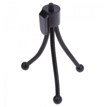 ALLOYSEED Mini Metal Tripod Camera Portable Mini Metal Tripod Ultralight Desktop Flexible For Digital Camera Sony Canon Nikon