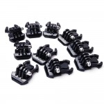 10pcs Buckle Clip Basic Mount for Gopro Go Pro Hero HD 1 2 3 3+ 4 5 6 Accessories Case Helmet for XiaoMi yi camera accessories
