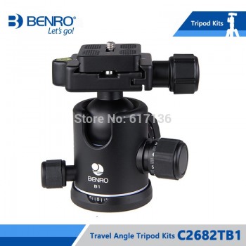 Benro C2682TB1 Tripod Carbon Fiber Tripods Monopod For Camera With B1 Ball Head Carrying Bag Max Loading 12kg DHL Free Shipping