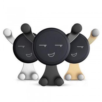 Universal No Magnetic Mini Smiley Tripod Smartphone Stand Holder For Iphone Samsung Xiaomi for Car Air Vent Mount Phone Holder