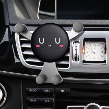 Universal No Magnetic Mini Smiley Tripod Smartphone Stand Holder For Iphone Samsung Xiaomi for Car Air Vent Mount Phone Holder
