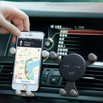 Universal No Magnetic Mini Smiley Tripod Smartphone Stand Holder For Iphone Samsung Xiaomi for Car Air Vent Mount Phone Holder