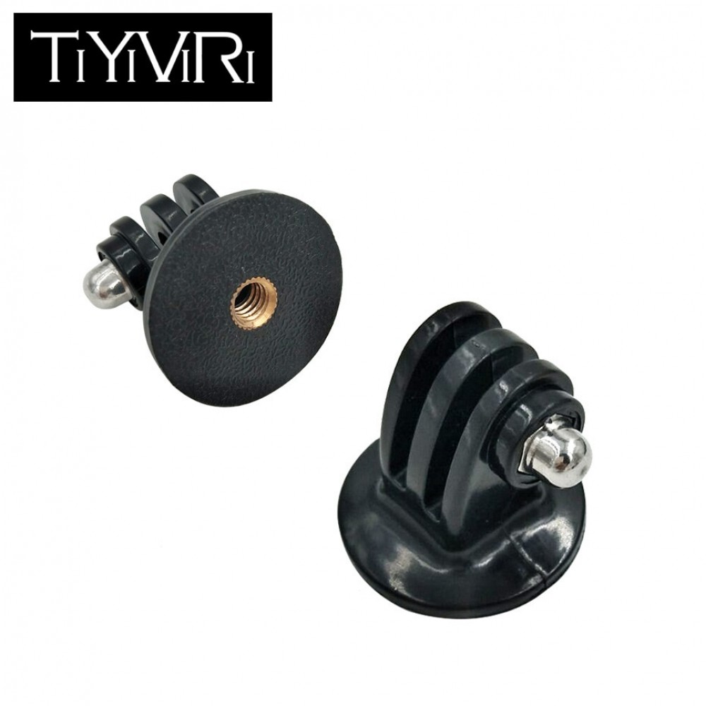 TiYiViRi Accessories Tripod Mount Stand Adapter and Screw for Gopro Hero 6 5 for Xiaomi yi 4K SJCAM SJ5000 SJ4000 Action Camera