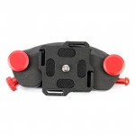 Quick Release Camera Waist Belt Strap Buckle Button Mount Clip for Gopro DSLR 5KG Cameras 1/4 Screw Hanger Holder Plate Adapter