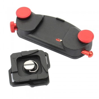 Quick Release Camera Waist Belt Strap Buckle Button Mount Clip for Gopro DSLR 5KG Cameras 1/4 Screw Hanger Holder Plate Adapter