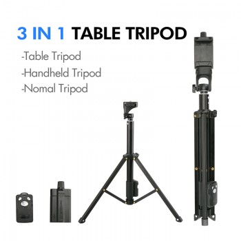 Ulanzi 54 inch 3 in 1 Yunteng Selfie Stick Tripod Stand Super Lightweight Mini Bluetooth Remote Monopod For Iphone7 6 Samsung