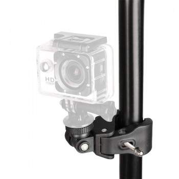 High Quality 1/4 Camera DV DSLR Bike Bicycle Handlebar Clamp Bracket Tripod Mount Screw Clip Tripods for Gopro Hero 5/4/3+/3/2/1