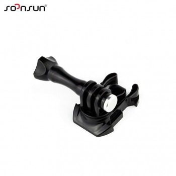 SOONSUN 360 Degree Rotate Quick Release Buckle Vertical Surface Basic Mount For GoPro Hero 7 6 5 4 3+ For Xiaomi Yi SJCAM Mount