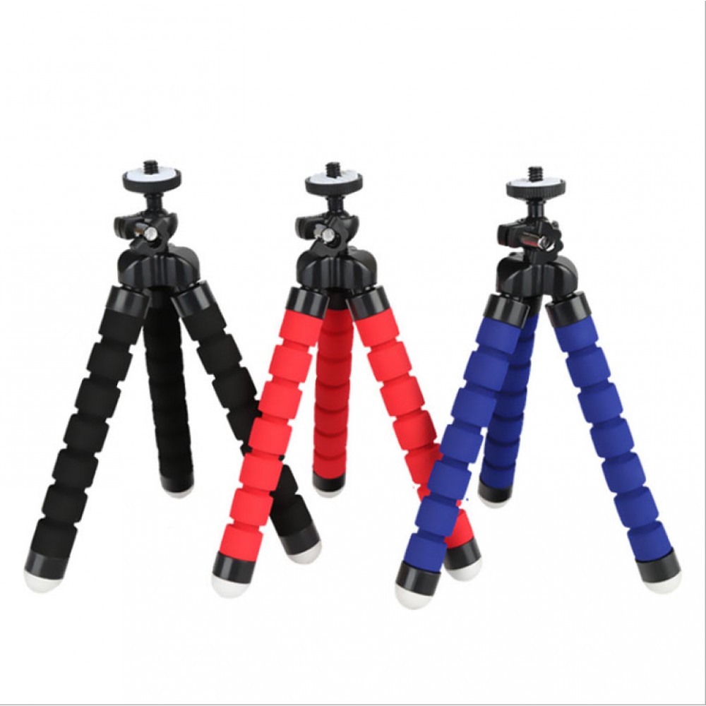 Mini Tripod Portable Flexible Spong Table Light Selfie Stick Tripods Facotry Price for SJCAM Xiaomi Yi 4K Nikon Canon DSL Camera