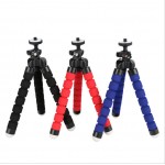 Mini Tripod Portable Flexible Spong Table Light Selfie Stick Tripods Facotry Price for SJCAM Xiaomi Yi 4K Nikon Canon DSL Camera