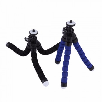 Mini Tripod Portable Flexible Spong Table Light Selfie Stick Tripods Facotry Price for SJCAM Xiaomi Yi 4K Nikon Canon DSL Camera