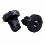 Centechia Top Mini Tripod Screw Mount Adapter 1/4 Monopod Accessory for GoPro Hero 4 3+ 3 2 Xiaomi Yi Camera