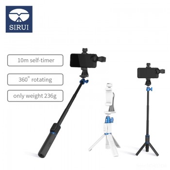 SIRUI TSH-01X Mobile Phone Tripod Selfie Stick Small Mini Desktop Camera Tripod Support Bluetooth Remote For iPhone Huawei GoPro