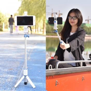 SIRUI TSH-01X Mobile Phone Tripod Selfie Stick Small Mini Desktop Camera Tripod Support Bluetooth Remote For iPhone Huawei GoPro