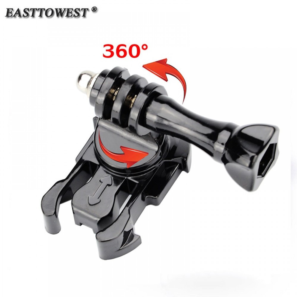 Easttowest Go Pro Mount 360 Degree Rotate Quick Release Buckle Vertical Surface Mount For Xiaomi yi For Go Pro Hero 4 SJCAM