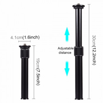 PULUZ For Camera Accessories Metal Handheld Adjustable 3/8 Screw Tripod Mount Monopod Extension Rod for DSLR amp; SLR Cameras