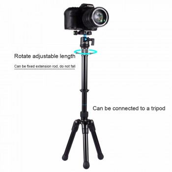 PULUZ For Camera Accessories Metal Handheld Adjustable 3/8 Screw Tripod Mount Monopod Extension Rod for DSLR amp; SLR Cameras