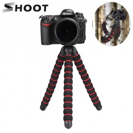 SHOOT Max Size Octopus Tripod for Camera DSLR Nikon d3300 d3200 d5300 d7200 Canon 600d 700d 5d 6d 70d SONY a7 FUJI Tablet Tripod