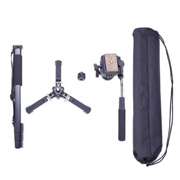 Camera Tripod Yunteng 288 VCT-288 Monopod 360 Degree Rotating Telescoping 1/43/8Screw For Sony Canon Nikon DSLR Universal