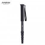 Andoer tripod Camera Monopod Telescoping Aluminum Unipod Tripod 6-Section for Nikon Canon Sony Pentax Camcorder Photography