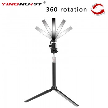 Photography Dimmable LED Selfie Ring Light Youtube Video Live 3500-5500k Photo Studio Light With Phone Holder USB Plug Tripod