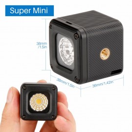 Ulanzi L1 Waterproof Dimmable LED Video Light on Camera ,Adventure Lighting for DJI Yuneec Drones DJI Osmo Pocket DSLRs Gopro