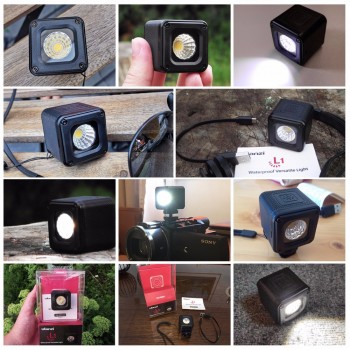 Ulanzi L1 Waterproof Dimmable LED Video Light on Camera ,Adventure Lighting for DJI Yuneec Drones DJI Osmo Pocket DSLRs Gopro