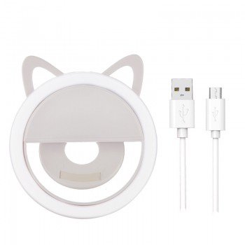 USB charge Selfie Ring Light Portable Flash Led Camera Phone Enhancing Photography for iPhone smartphones selfie light