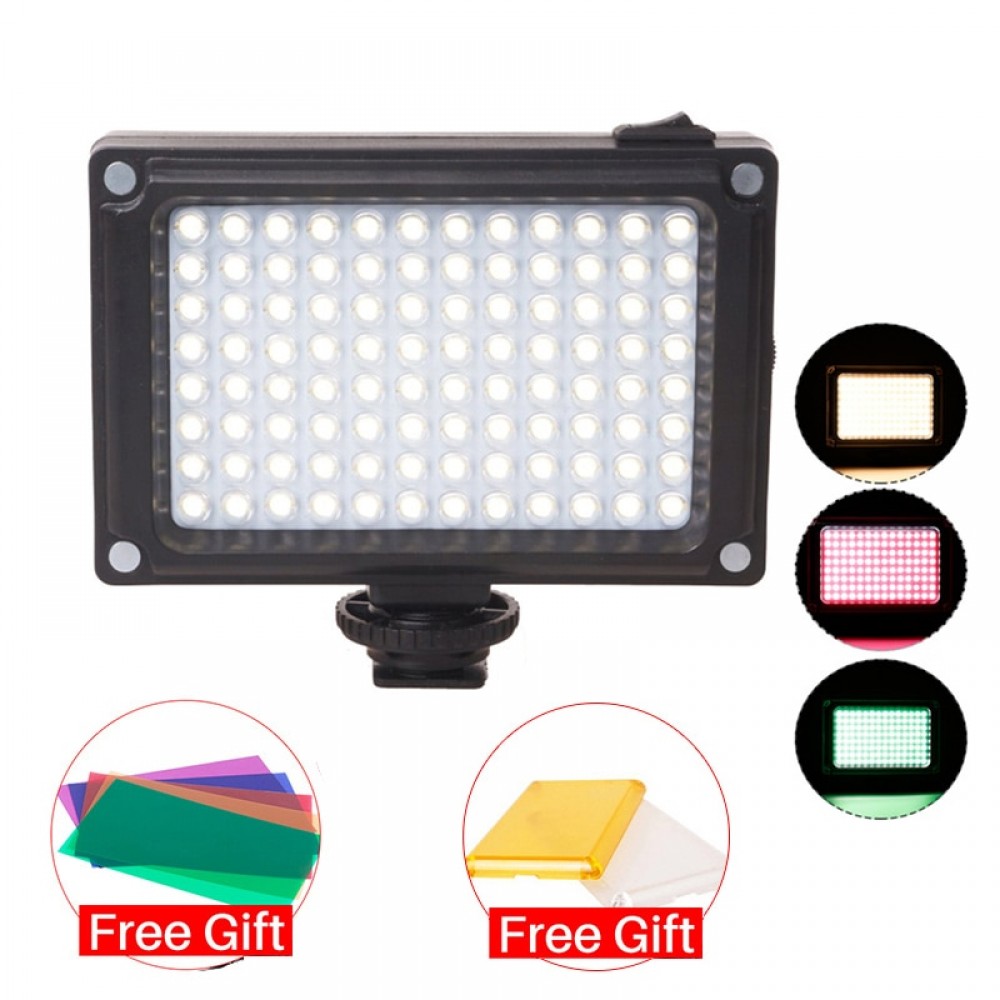 Ulanzi On Camera LED Video Light Photo Studio Vlog Continues Lighting for Zhiyun Smooth 4 DJI Osmo Pocket Canon DSLR Cameras