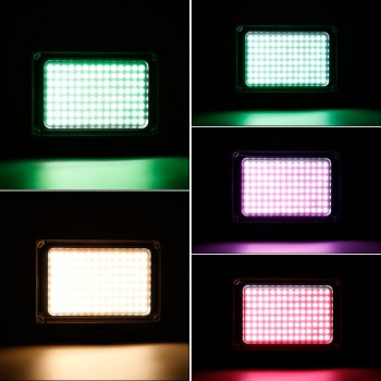 Ulanzi On Camera LED Video Light Photo Studio Vlog Continues Lighting for Zhiyun Smooth 4 DJI Osmo Pocket Canon DSLR Cameras