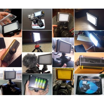 Ulanzi On Camera LED Video Light Photo Studio Vlog Continues Lighting for Zhiyun Smooth 4 DJI Osmo Pocket Canon DSLR Cameras