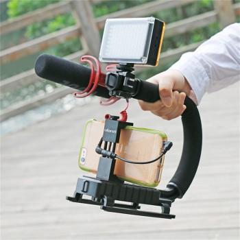 Ulanzi On Camera LED Video Light Photo Studio Vlog Continues Lighting for Zhiyun Smooth 4 DJI Osmo Pocket Canon DSLR Cameras