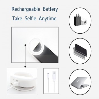 selfie light USB LED makeup video ringlight photographic lighting with lamps Charge photography ring phone for iPhone photo PC
