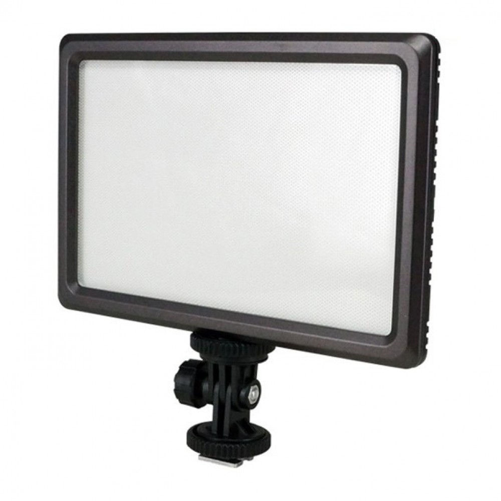 Top Deals Luxpad22 Pro Ultra Thin 112-LED 11W Video Light Pad for Canon Nikon DSLR Camera DV Camcorder