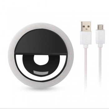 FGHGF Lighting Night Darkness Selfie ring light Enhancing for Phone Supplementary USB charge LED Selfie Ring Light for Iphone