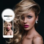 2PCS LED ringlight Portable Flash Led Camera Clip-on phone Selfie ring light video light Night Enhancing light for Selfie Lamp