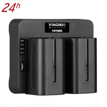 Yongnuo YN750C Dual Slot Speed Battery Charger For YongNuo NP-750 SONY NP-F570 NP-F770 NP-F970 NPF975 970
