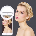 Selfie Portable Flash Led Camera Phone Photography Ring Light Enhancing Photography for iPhone Smartphone Pink White Black