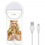 USB Ring Light Charge Selfie Portable Flash LED Camera Phone Photography lighting  photographic Enhancing photo for Smartphone