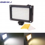 112 LED Dimmable Video Light Rechargable Panal Light (White amp; Warm Light) for DSLR Phone Camera Videolight Wedding Recording