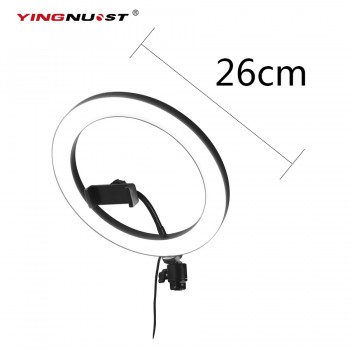 Dimmable LED Studio Camera Ring Light Photo Phone Video Light Lamp With Tripods Selfie Stick Ring Fill Light For Canon Nikon