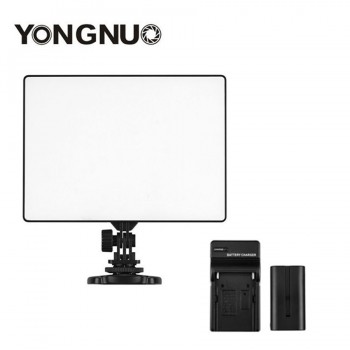YONGNUO YN300 YN-300 Air LED Camera Video Light 3200K-5500K with NP-F550 Decoded Battery + Charger for Canon Nikon amp; Camcorder
